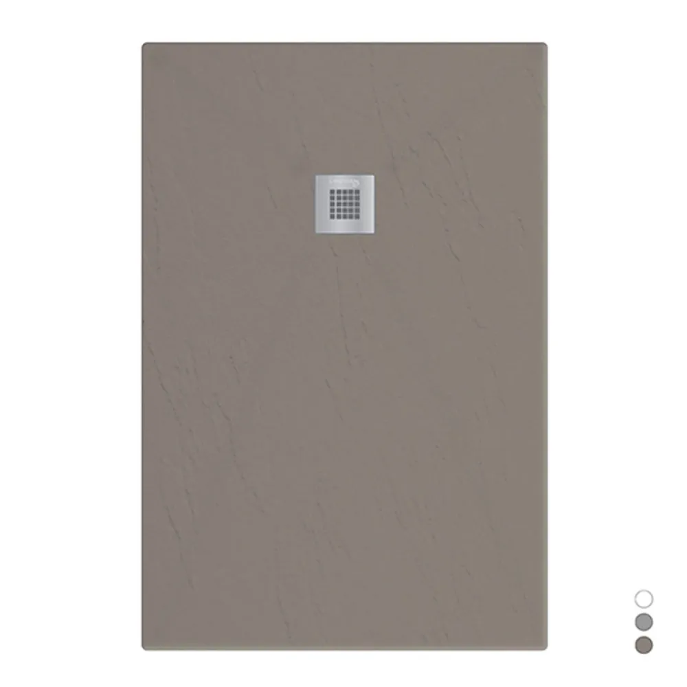 Piatto doccia mineralmarmo modello Estasi 70x100 cm tortora
