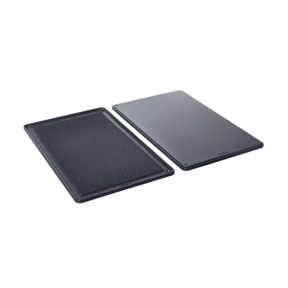 60.73.798 RATIONAL Bandeja para parrilla y pizza 2/3 GN Acero Inoxidable de Grado Alimenticio
