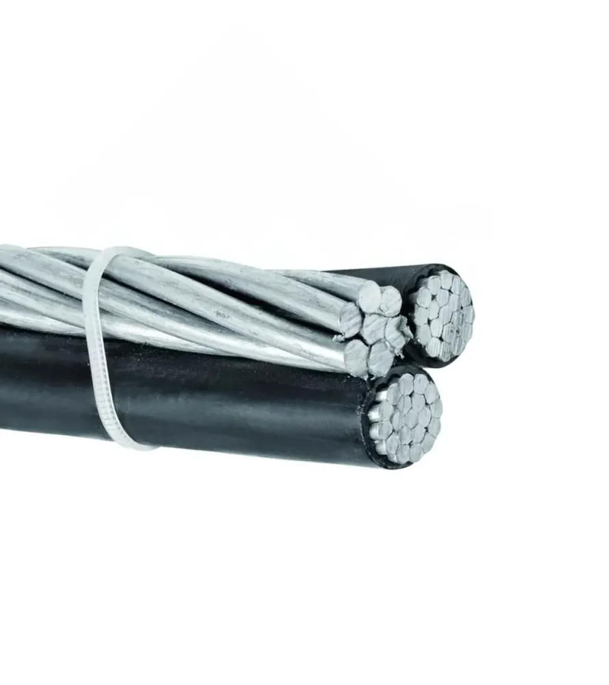 250' 2-2-2 Shrimp En aluminio Triplex Overhead Service Drop Cable