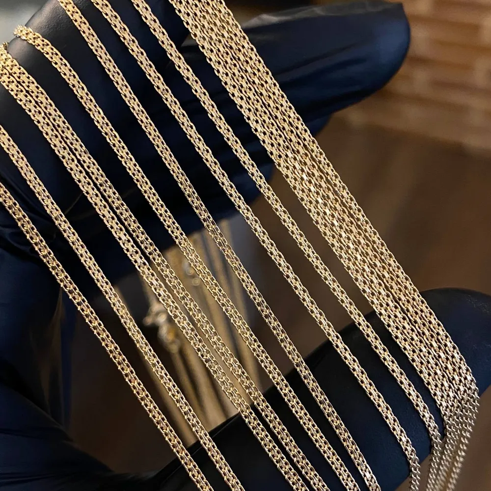 Cadena China 2.2gr/40cm Oro Amarillo +1 Resistente la Intemperie