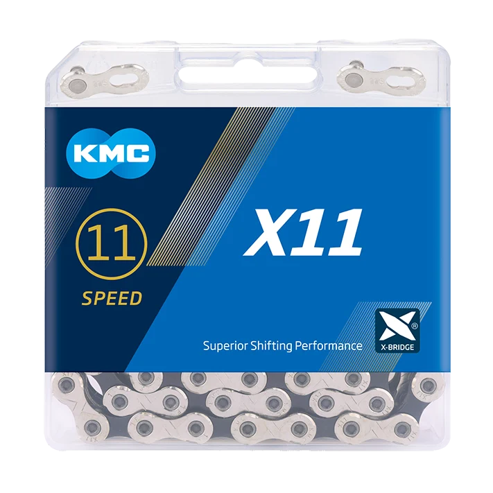 CADENA KMC X11 - Silver/Black Resistente la Intemperie
