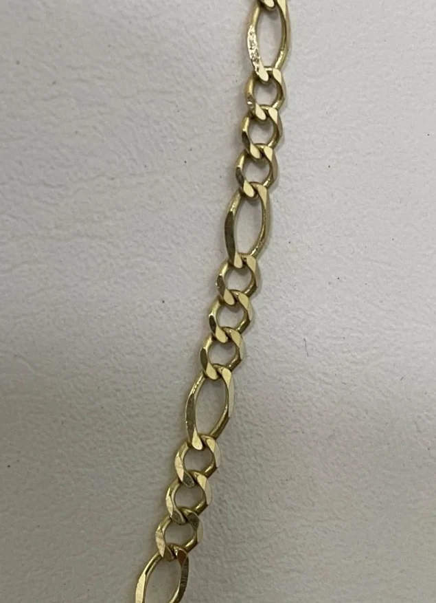 Cadena de Oro 10K – 5.1 g • 40 cm largo • 3 mm extenso