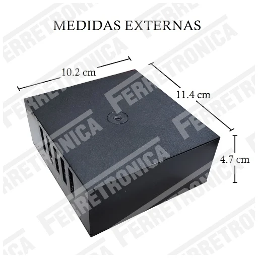 Caja Plástica Para Proyectos 9.8 x 10.8 x 4 cm REF 5 (Modelo CT-80)
