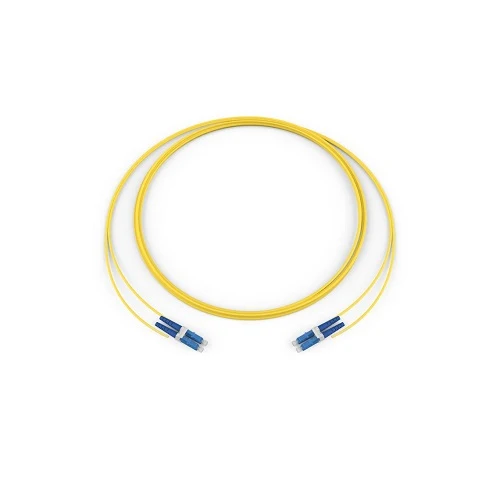 4 Meters Standard LCUPC Duplex SM Ultra 2F Zipcord Riser Standard Dorado claro Jacket 040402G5116004M