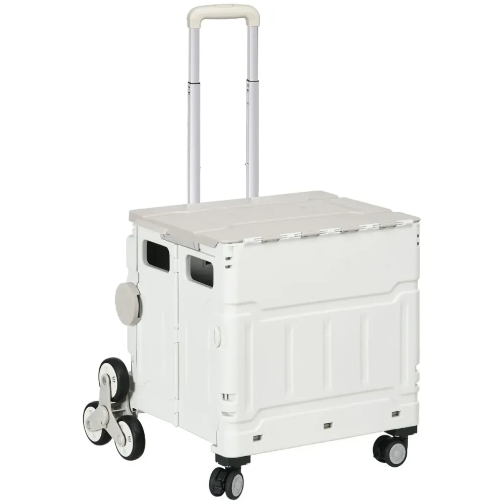 Cubierta Protectora de Carrito multiusos Roller Homcom 35L plegable 95x43x48 cm