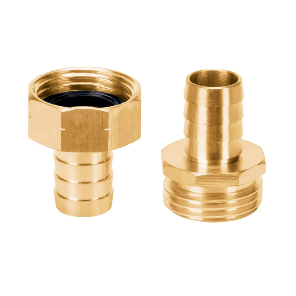 Conectores 5/8' Macho y Hembra De Latón Estable Para Manguera, Truper 12706 para Riego Nocturno