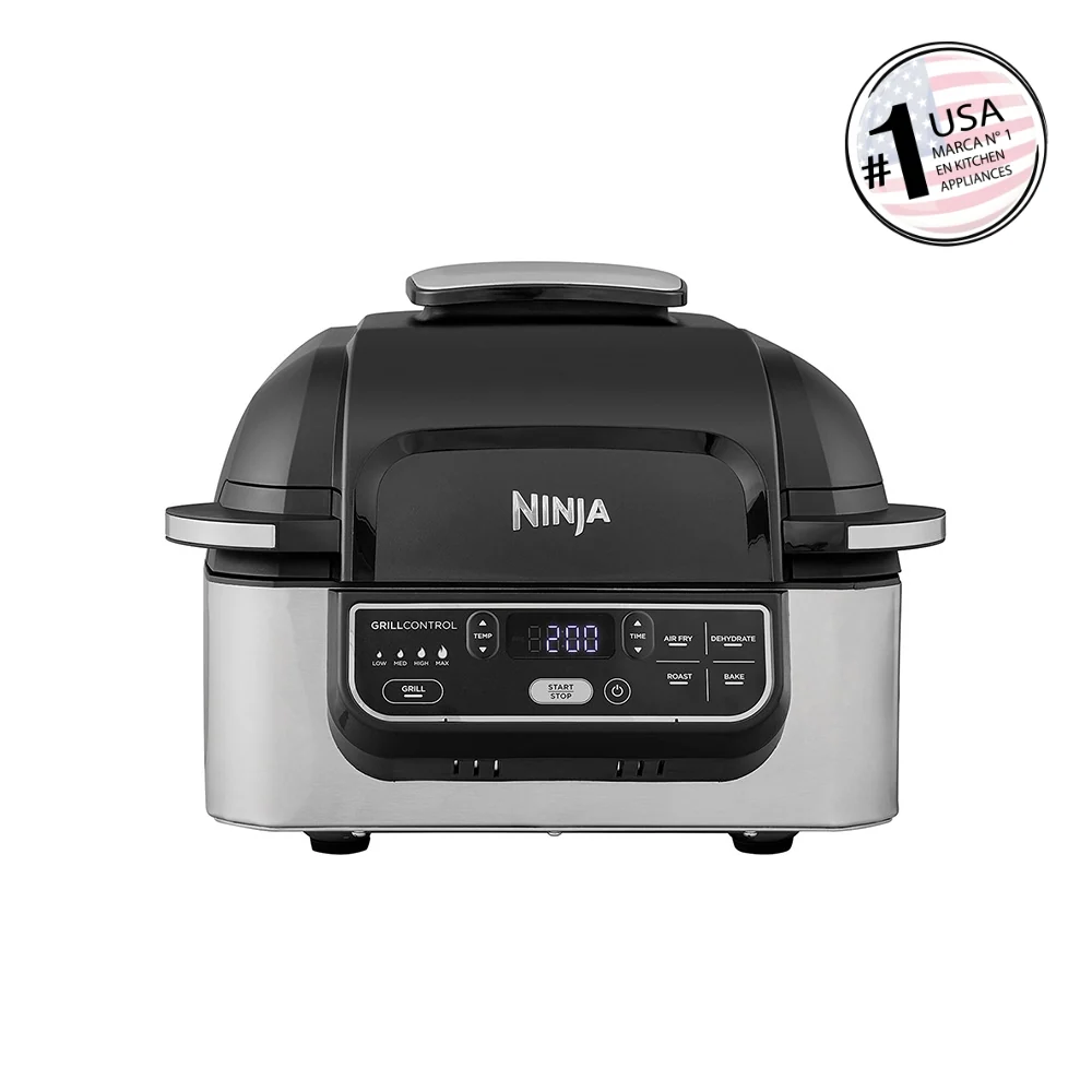 Parrilla interior Ninja 5 en 1 con Freidora de aire Lavable en Lavavajillas