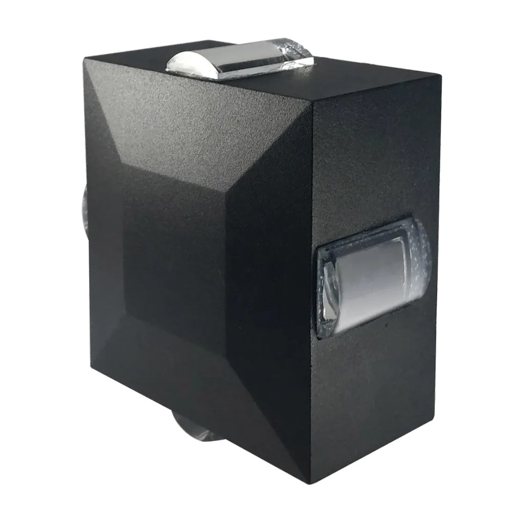 Cortasetos de Doble Filo Luminaria pixel negro pared exterior ip54 3000k Estevez