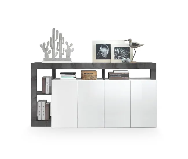 Buffet 4 puertas Francfort - L184 cm