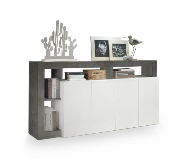 Buffet 4 puertas Francfort - L184 cm