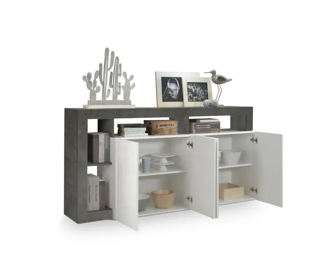 Buffet 4 puertas Francfort - L184 cm