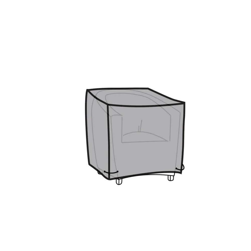 Cubierta para Muebles Funda para Silla DKD Home Decor Negro Gris sombrío 100 x 100 x 80 cm