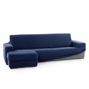 Cubierta Elástica Funda para Sofá Sofaskins NIAGARA 210 - 340 cm - Azul Marino