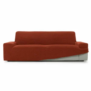 Cubierta Elástica Funda para Sofá Sofaskins NIAGARA Naranja Tenebroso - Sillón de 1 plaza 70 - 110 cm