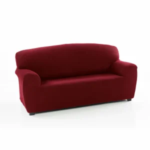 Funda de Almacenamiento Funda para Sofá Sofakover Romeo 220 - 260 cm 4 plazas - Burdeos