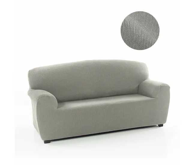 Funda para Sofá Sofakover Romeo 180 - 220 cm 3 plazas - Gris Evidente
