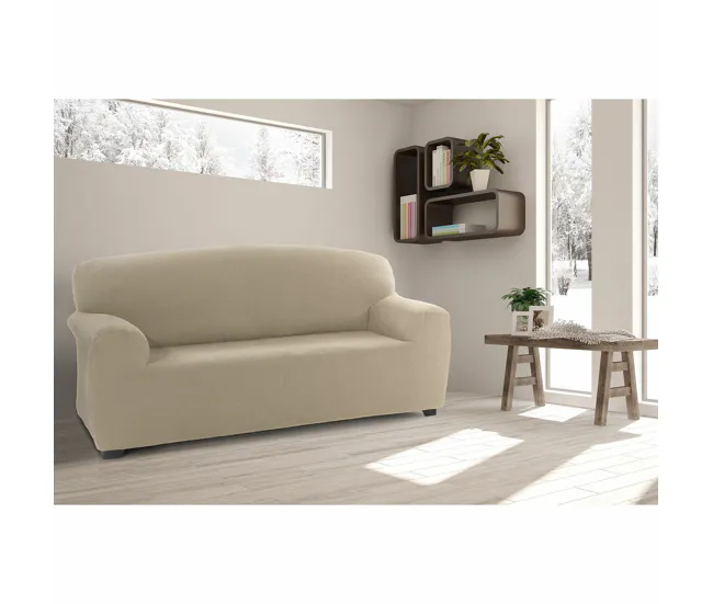 Funda para Sofá Sofakover Romeo 180 - 220 cm 3 plazas - Arena