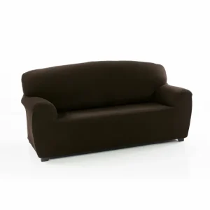 Funda para Sofá Sofakover Romeo 220 - 260 cm 4 plazas - Marrón con 2 ños de Garantí