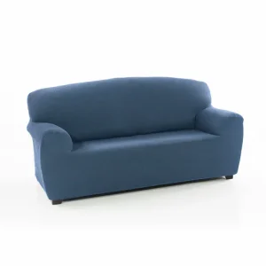 Funda para Sofá Sofakover Romeo 220 - 260 cm 4 plazas - Celeste Lavable Máquina