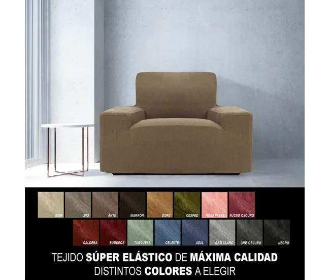 Funda para Sofá Sofakover Romeo 1 plaza - Ante con Protección UV