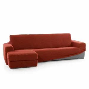 Funda para Sofá Sofaskins NIAGARA 210 - 340 cm - Naranja Negro Fácil de Colocar