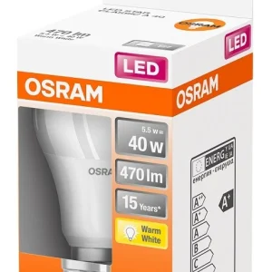 127319 LAMPARA STANDARD LED E27 5,5W 2700K STAR OSRAM
