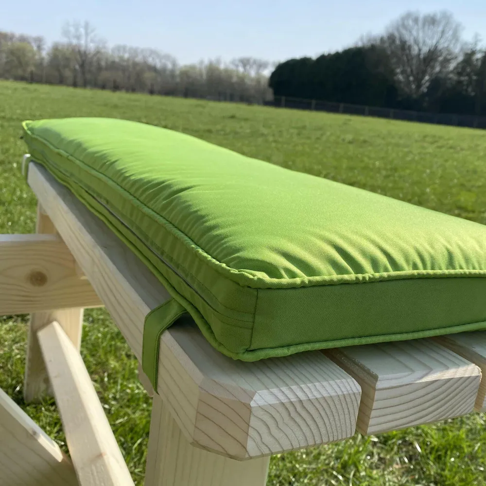 Cuscino per tavolo da picnic mela verde 57cm con Garantí Incluida