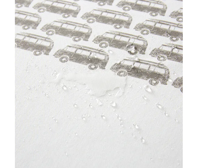 Mantel Antimanchas para mesa rectangular, 100% algodón, Mantel Picnic - 150x220cm - Camper Van para Excursiones