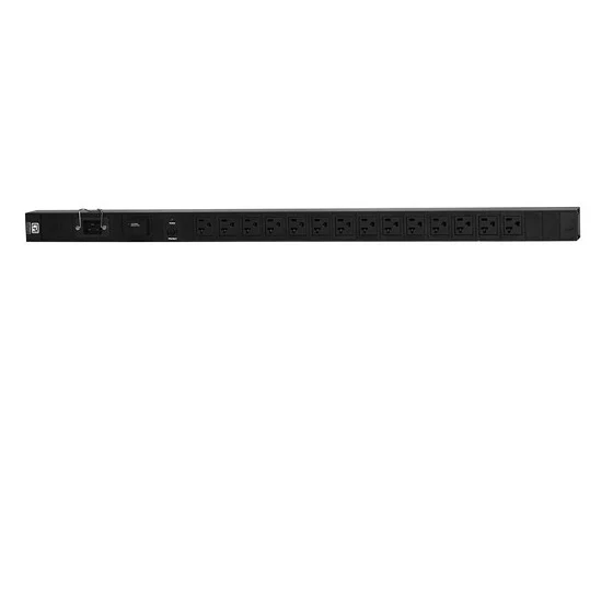 Basic Vertical Mount Power Strip 33"H Single-Phase 1 X 20A Breaker (14) 5-20R Outlets CPI 12850-701