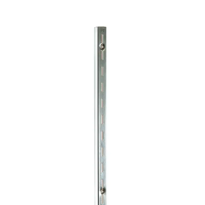 48" Medium Weight - 1/2" Slots on 1" Center - Slotted Standards - Satin Cinc Econoco SS10/48 (Pack 5)