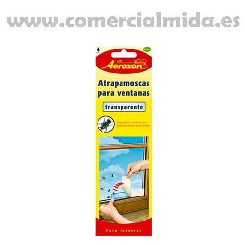 Atrapamoscas transparente para ventanas AEROXON Fácil de Limpiar