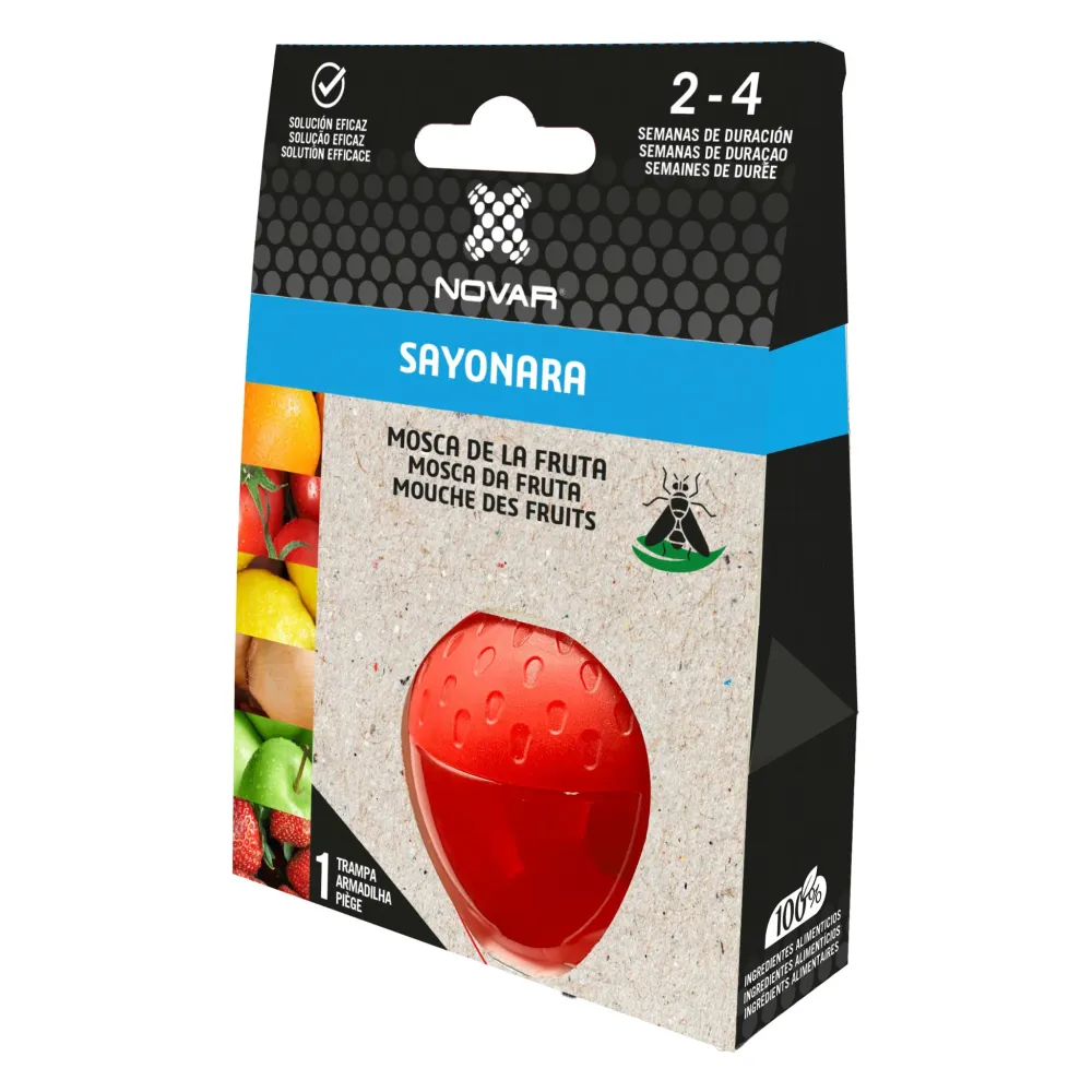 Cinta Pegajosa Novar - Sayonara Trampa mosca de la fruta
