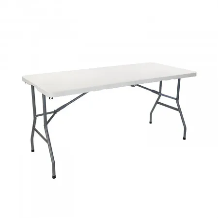 Mesa Plegable 150cm Rectangular Catering Blanca Thinia Home | Plegable | Portátil