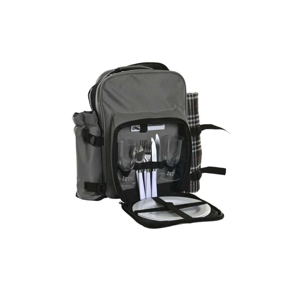 Set de Picnic MOCHILA SET 9 POLIESTER 28:5X20X39 2 SERVIC PICNIC