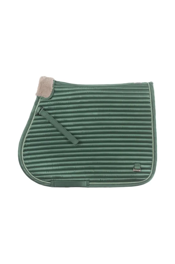 CavalJule Jumping Saddle Pad oliv F