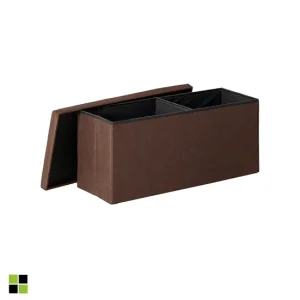 Sillón de Jardín Ottoman rectangular modelo VANE 80 x 40 x 41 - Marrón