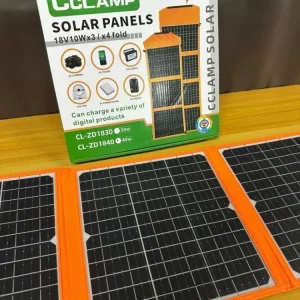 🌞 Panel Solar Portátil CCLAMP CL-ZD0640 – 40W
