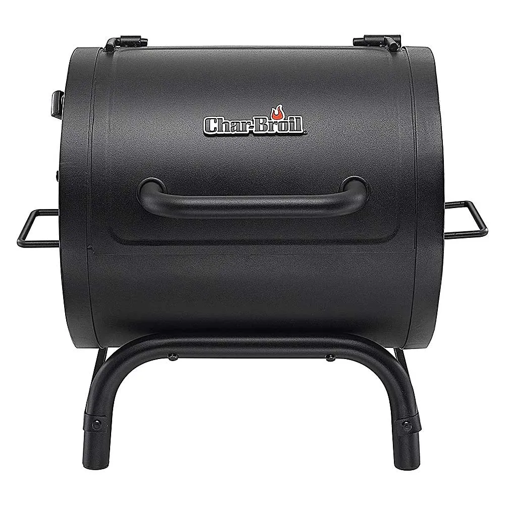 Ahumador de Tambor Asador de Carbón Portátil Char-Broil Tipo Barril American Gourmet 18