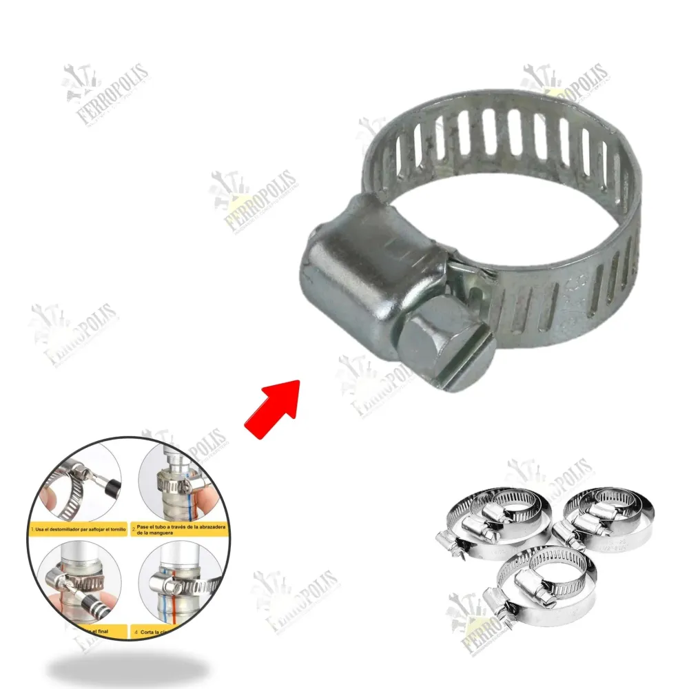 ABRAZADERA T/SIN FIN 3/4" ( 2 PCS )
