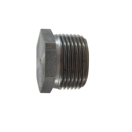 1" Black Hex Head Acerado Plug Nipples And Fittings 67775