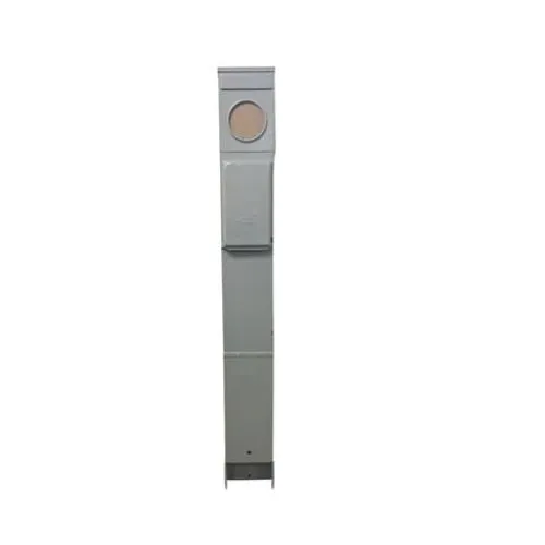 100A 1P Earth Burial Pedestal M075CP6010 en Resina de Alta Densidad