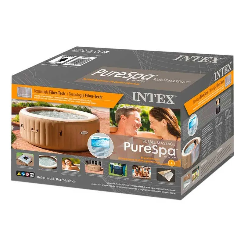 Kit de Limpieza Spa hinchable PureSpa Intex 795L sistema de burbujas con accesorios Ø196x71 cm