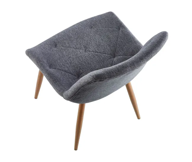 Pack 4 sillas de comedor Marlene Tejido Gris