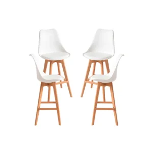 Pack 4 Taburetes Synk - Blanco