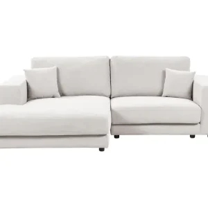 Confortable y Ergonómico Sofá esquinero 3 plazas blanco derecho LOFOTEN