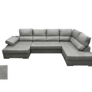 Mega Sofa Cama Chaise Longue Rinconera Italia 345cm | Resistente al Sol y la Lluvia