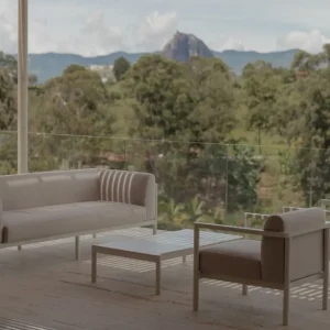 Premium de Jardín Sofá 3 Puestos Origin Blanco Mineral- Point