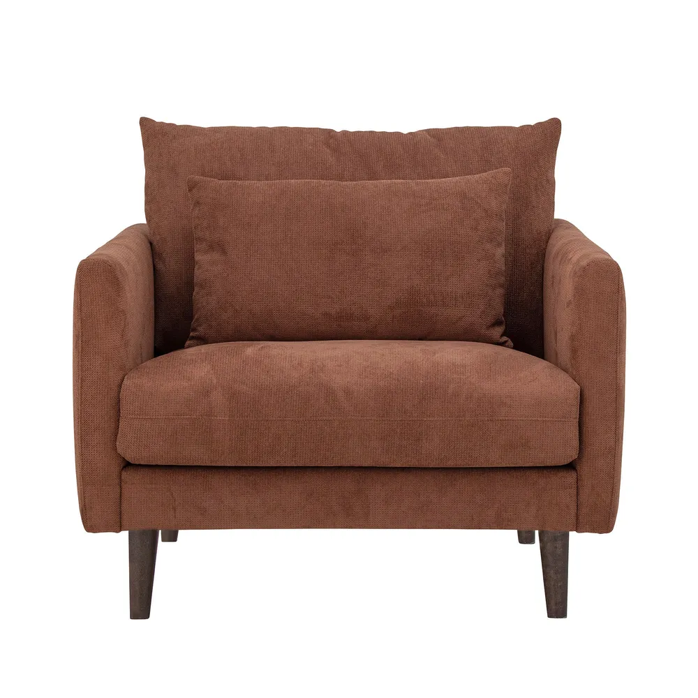 Silla lounge Thess de Creative Collection, marrón, FSC®Mezclar, recuperar poli | Resistente al Sol y la Lluvia