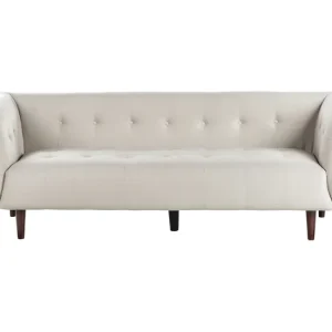 Silla Plegable Sofá 3 plazas de tela beige obvio BYSKE
