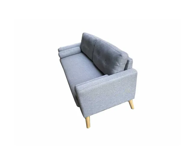 Silla Plegable Sofa Celia 3 plazas (Color: Gris)